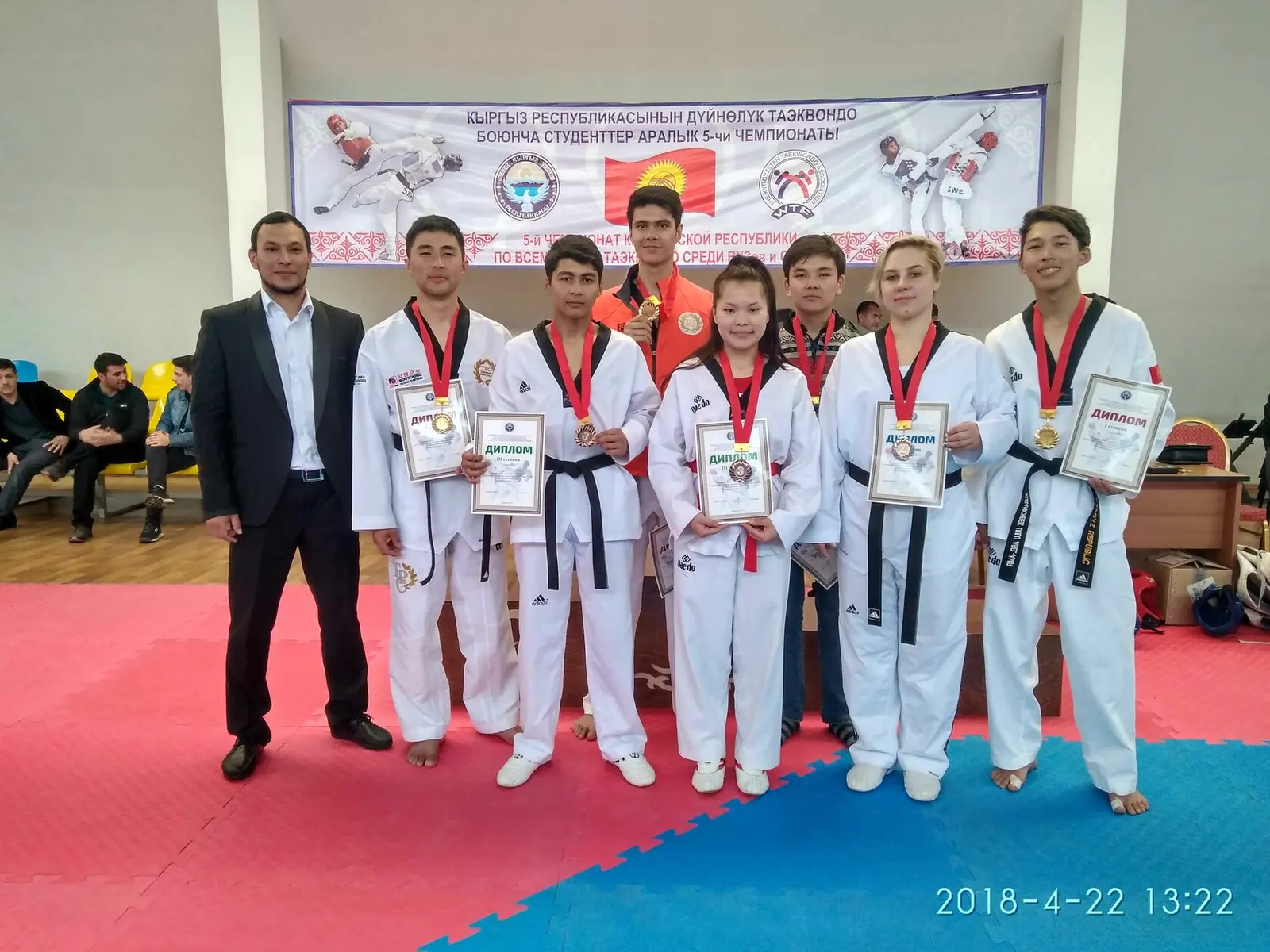 Чемпионат Кыргызской Республики по Всемирному таэквондо среди студентов 2018