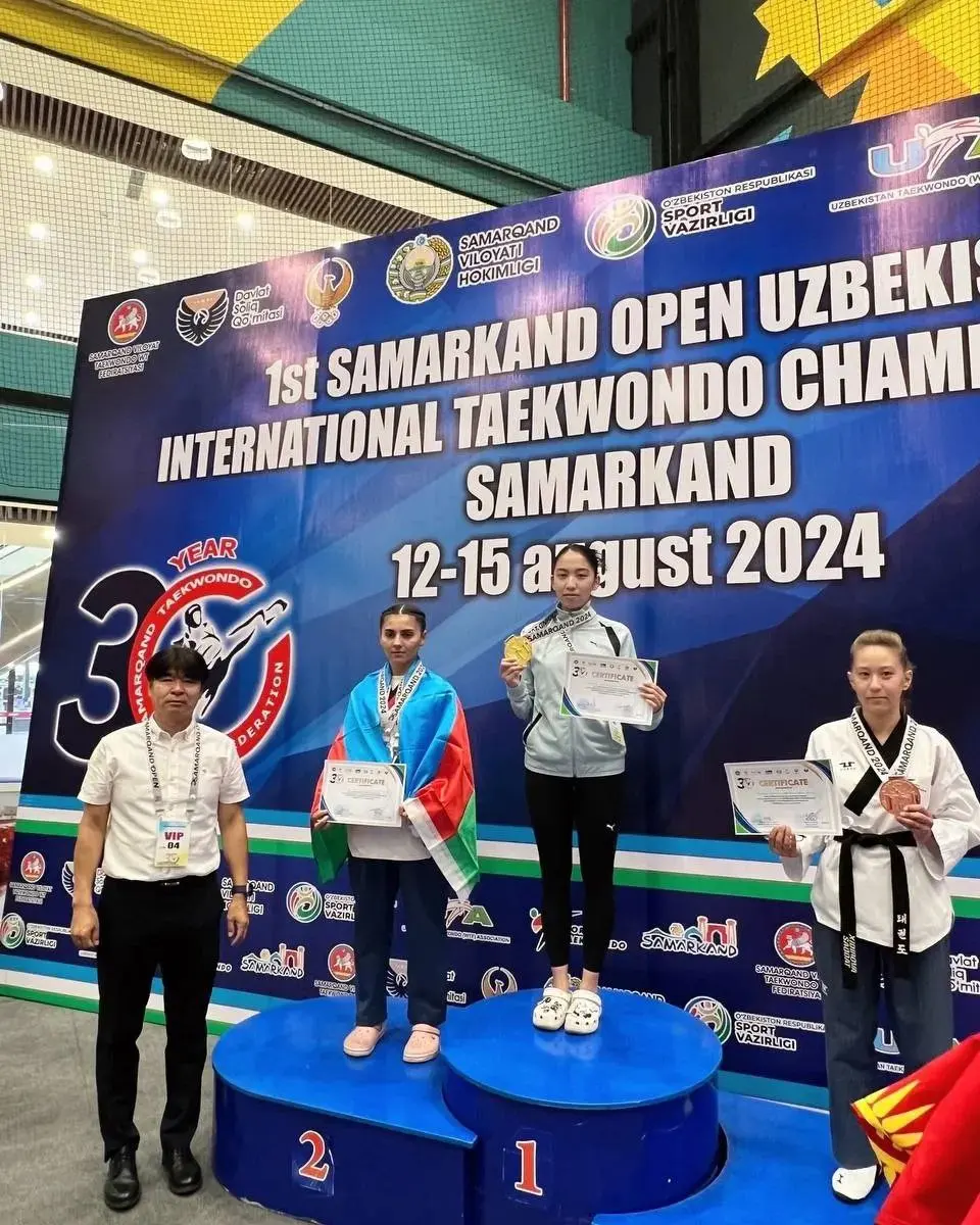 Спортсмены АТКР отлично выступили на международном турнире "1st Samarkand Open International Taekwondo Championships", который проходил 12-15 августа в г. Самарканд, Узбекистан.