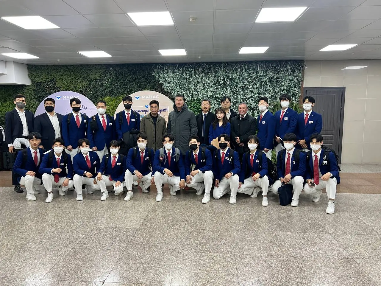 Приезд команды KUKKIWON