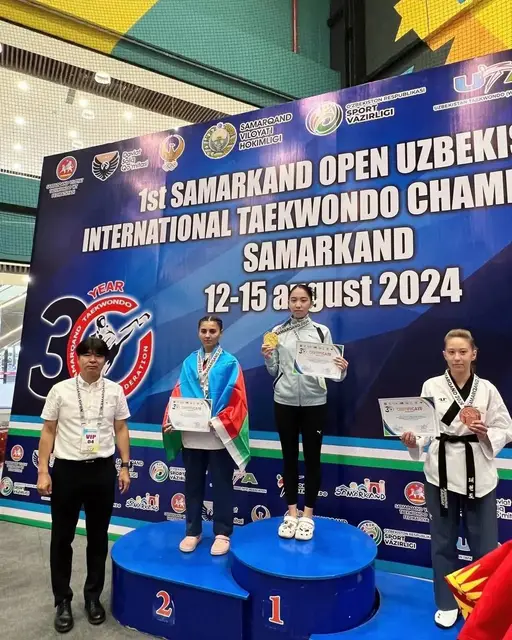Спортсмены АТКР отлично выступили на международном турнире "1st Samarkand Open International Taekwondo Championships", который проходил 12-15 августа в г. Самарканд, Узбекистан.