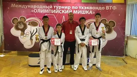 Таэквондисты спортклуба «Sun City» привезли 3 золотые медали в копилку Кыргызстана 2016 г.